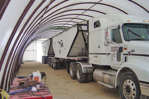 Storage Building for Semi truck