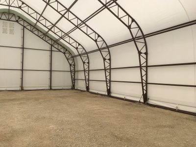 Farm Equipment Storage Building - Interior