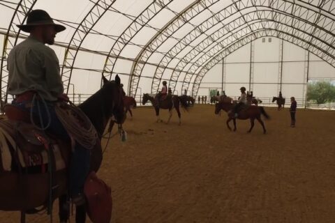 riding arena fabric structure