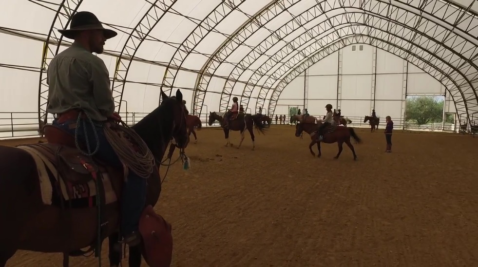 riding arena fabric structure