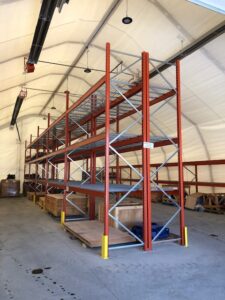 fabric building for industrial storage
