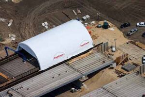 construction site storage structure