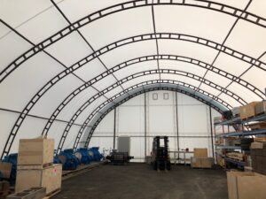 fabric structure for storage