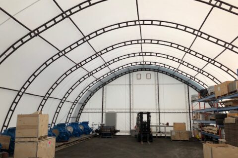 fabric structure for storage