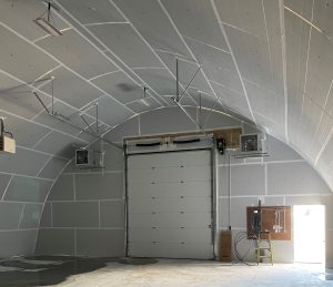 fabric building truss heater