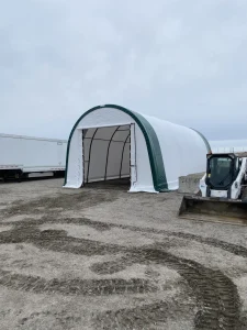 24' portable fabric structure