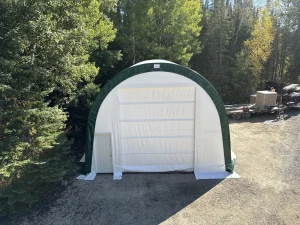 24' canvas building